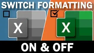 Switch Conditional Formatting In Excel ON and OFF With This Tip