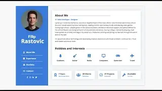 Resume Portfolio Bootstrap 4 Website CodeAlong Tutorial 2/2