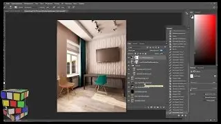 Постобработка рендера в Photoshop