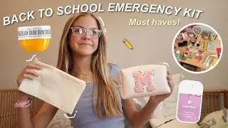 40+ things you need in your BACK TO SCHOOL emergency kit! 📚🎧 // Mia Elizabeth