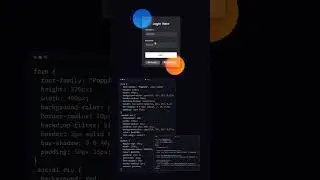 Transparent  login form using html and css 