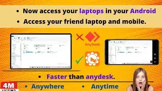 How to use a laptop in Android || How to access laptop in Android