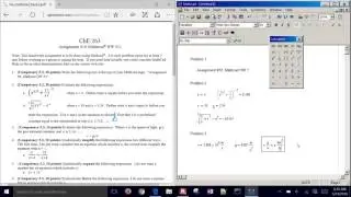 Introduction to MathCAD for Engineers