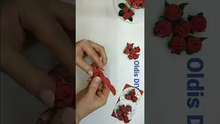 Very Easy Rose making #short #flowermaking #easycraft #diy #diyflower