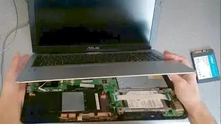 Asus X555L Laptop: Replace or upgrade the hard disk / SSD