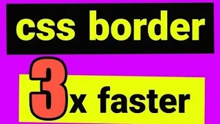 How to write css border like a senior in 3x less lines of code  