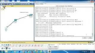 Configuration de la sécurité des ports du switch cisco