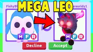 Trading for MEGA GALACTIC LEO in Adopt Me!