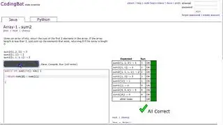 Codingbat - sum2 (Java)