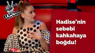 Hadise’nin yarışmacıya dönmeme sebebi herkesi kahkahaya boğdu! | O Ses Türkiye 2018