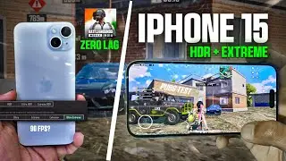 iPhone 15 and 15 Plus PUBG/BGMI HDR Extreme Test | iPhone 15 PUBG Test | iPhone 15 HDR Extreme Test