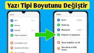 Yazı Tipi Boyutu Nasıl Değiştirilir || Telefonunuzdaki metin boyutunu nasıl artırabilirsiniz