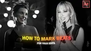 how to mark audio beats :after effects