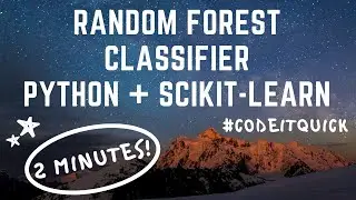 Random Forest Classifier Python Scikit-Learn 