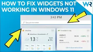 FIX: Widgets not working in Windows 11