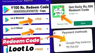 😱 100% FREE Google play REDEEM CODE, Google redeem code, How to get free redeem code for play store