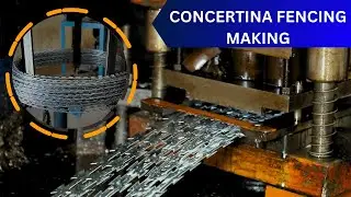 How Concertina Coil Fencing is Made | Manufacturing Process of Fencing | Concertina Coil Factory