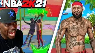 I Brought Rapper The Game Into The HACKER Infested NBA 2k21 & This Happen...