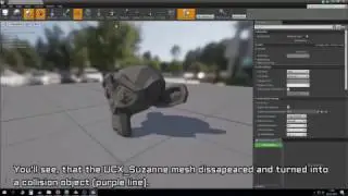 UE4 quick tutorial: Custom collision from Blender
