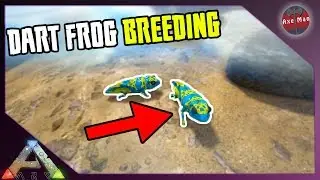 MAX LEVEL DART FROG TAME, BREEDING DART FROGS | JURASSIC ARK | ARK SURVIVAL EVOLVED [EP29]