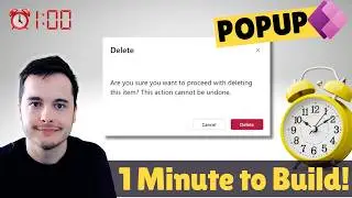 Power Apps PopUp: Create a Popup for Row Deletion in a Gallery - Power Apps Alert Dialog Tutorial