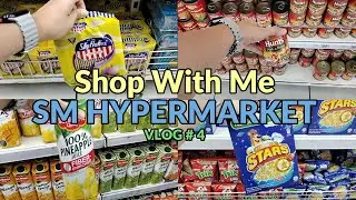 GROCERY SHOPPING WITH ME AT SM HYPERMARKET ASMR Supermarket Haul 2021 Vlog#4