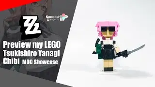 Preview my LEGO Zenless Zone Zero Tsukishiro Yanagi Chibi | Somchai Ud