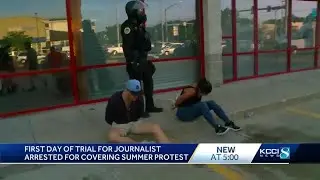 Trial begins for Des Moines Register reporter arrested while covering protest