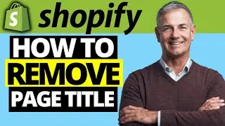 How To Remove Page Title On Shopify Store