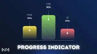 Animated Progress Indicators using HTML CSS only!