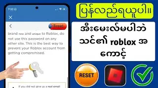 သင်၏ Roblox စကားဝှက်ကို ပြန်လည်သတ်မှတ်နည်း (2024) | သင်၏ Roblox အကောင့်ကို ပြန်ရယူပါ။