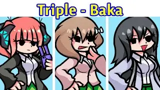 FNF : Triple - Baka l Demo [ ANIME ] [ HARD ] [ MOD ] [ Friday Night Funkin ]
