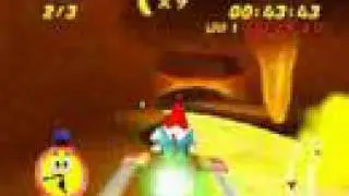 Diddy Kong Racing: Time Trial Walkthrough (Hot Top Volcano)