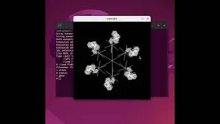 Concurrent snowflake fractal in lisp