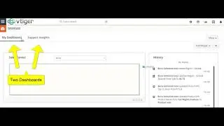 Vtiger 7 Training: Add a Dashboard