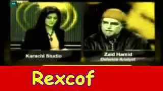 zaid hamid abusing on india