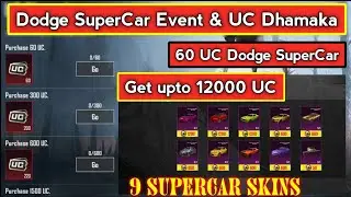 UC Dhamaka Explain In BGMI | 60 UC Dodge SuperCar Event | Hardik Pandya Outfit Crate
