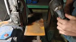 Заточка Тесла в мастерской Родионовых.