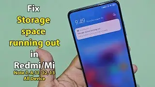 Storage space running out in redmi