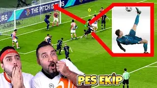 RONALDO RÖVAŞATA GOL 😱 SESEGEL ŞOK ! EFOOTBALL PES 2022 EKİP !