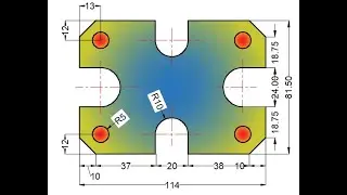 AutoCAD Practice Exercise 1  - #AutoCAD, #CADDesign