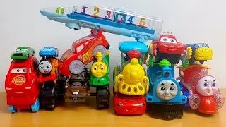 Disney Pixar Cars , Thomas and friends, various trains and cars toy, lightning mcqueen spinning cars