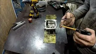 Ремонт резьбы под свечу зажигания.Spark plug thread repair