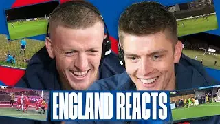 Thats An Absolute Worldie! | Pope & Pickford React To Amazing Grassroots Saves | England Reacts