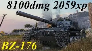 World of Tanks - BZ-176 || Ace Tanker, 8100dmg, 5 kills, 2059xp