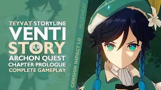 Genshin Impact Venti Archon Quest Prologue Full Story Gameplay (Eng Dub)