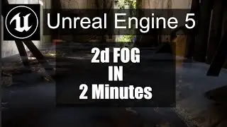 Unreal Engine 2d fog in 2 minutes