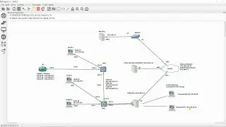 GNS3 VM, Cisco Router, Switch, VMware ESXI, VCSA, Windows, DNS, DHCP, DC, Linux, Simulation Part 1