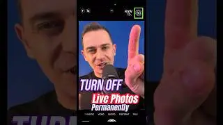How to Disable Live Photos on iPhone Camera Permanently