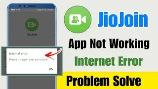 how to fix jio join internal error | jio join app not working | jio join app internal error problem